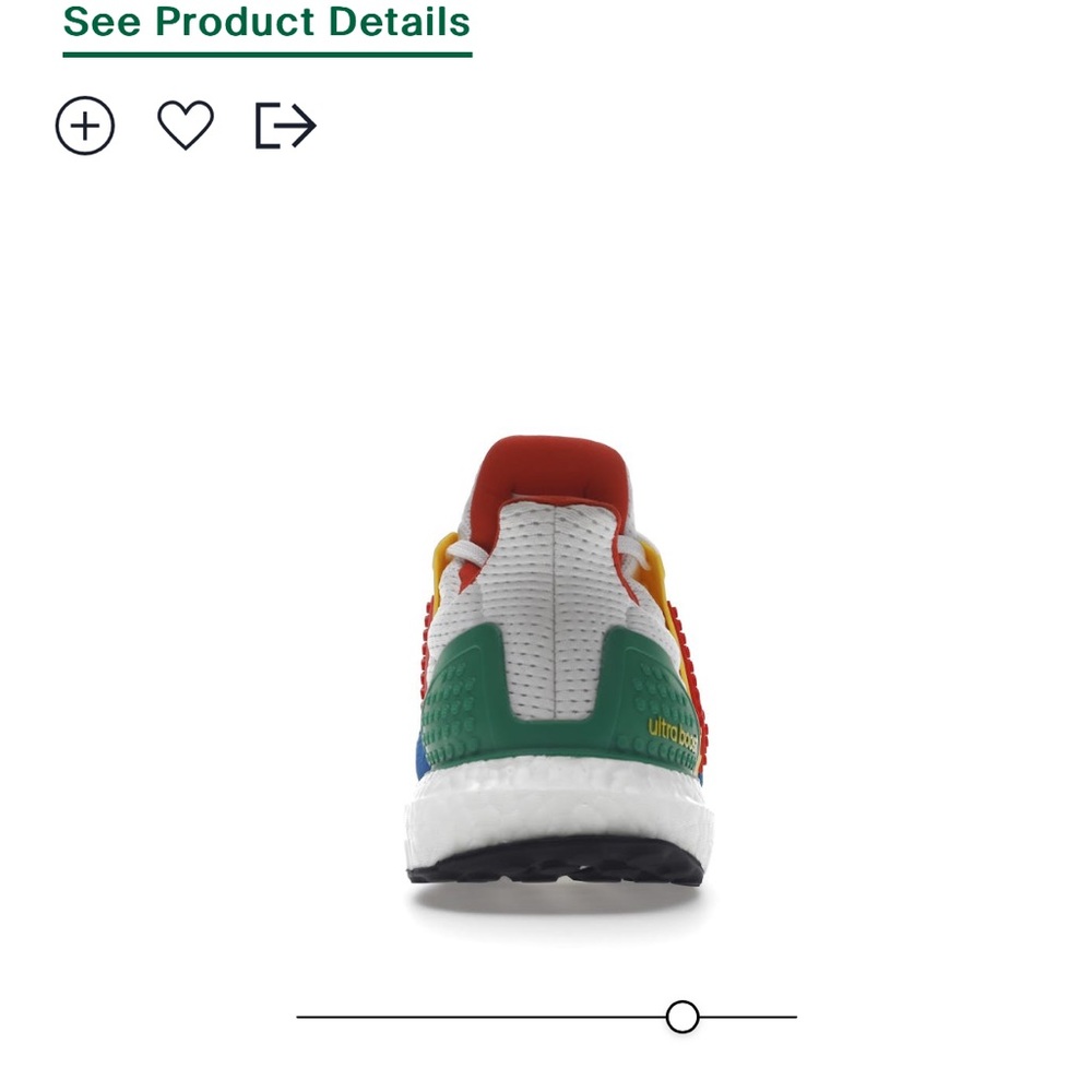 adidas Ultra Boost DNA x Lego MultiColor ❤️💛💚💙Woman’s 7 RARE Sneakers - Picture 10 of 12